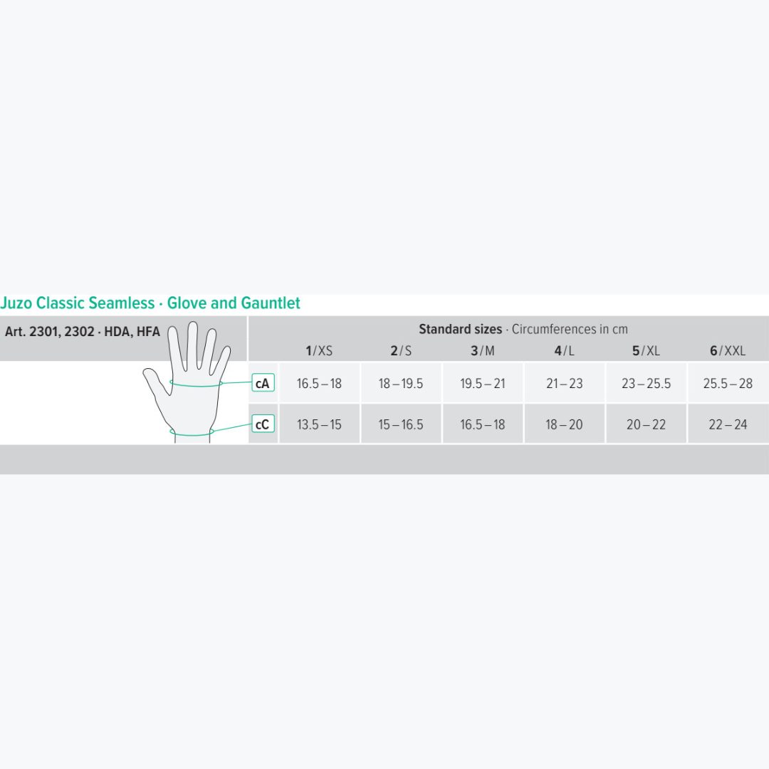 JUZO CLASSIC SEAMLESS GAUNTLET CL1