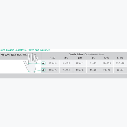 JUZO CLASSIC SEAMLESS GAUNTLET CL1